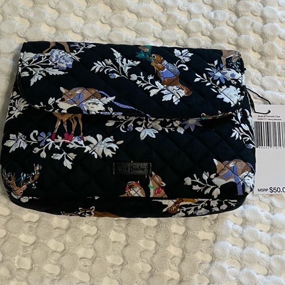 Vera Bradley Brush & Cosmetic Case - Picture 1 of 4